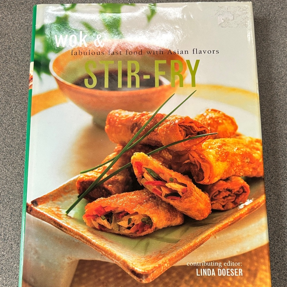 Stir-Fry Cookbook by - Green & Orange Cover